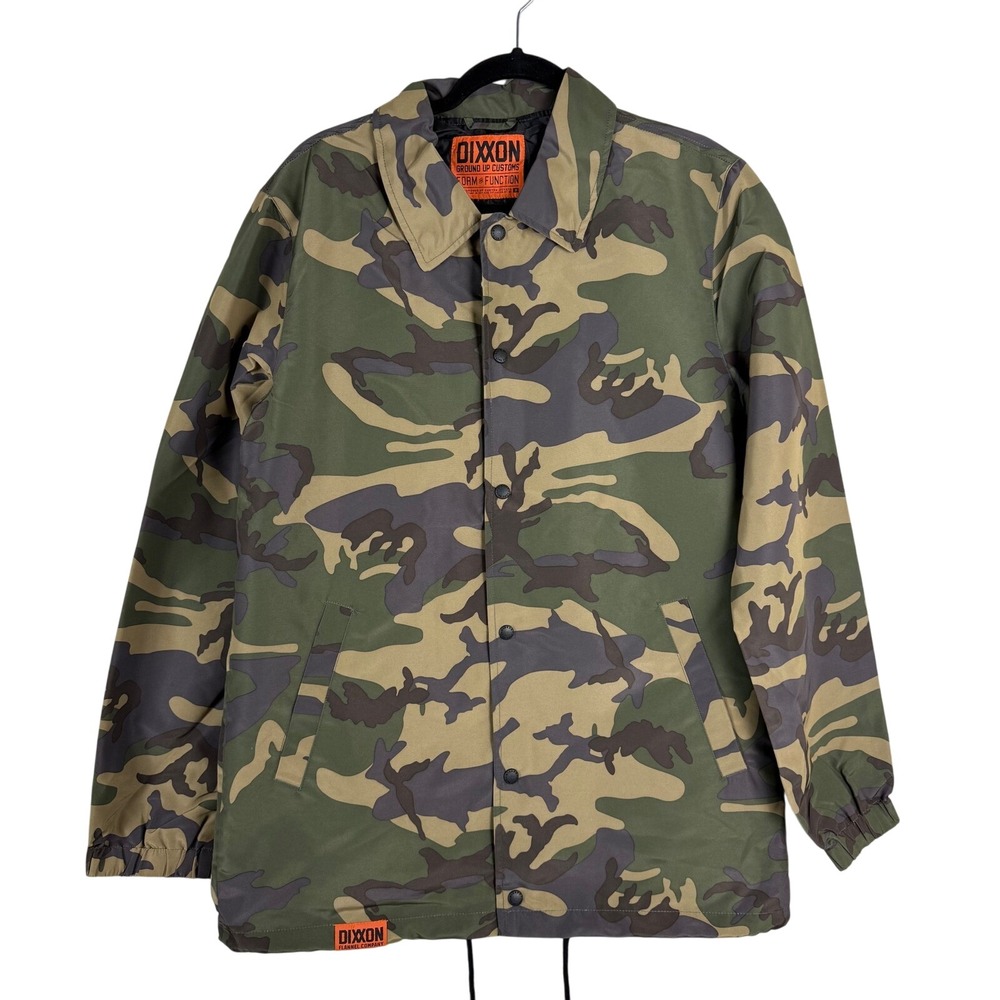 Dixxon Flannel Co Jacket Mens M‎ Green Camo Coaches Grounds Up Customs Coaches